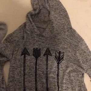 Sweatshirt Hoodie with Arrows (XL)